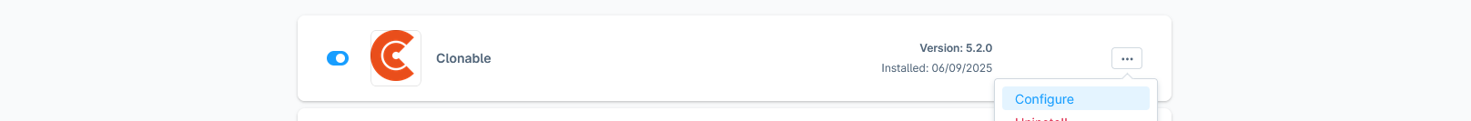 Shopware extensie configuratie