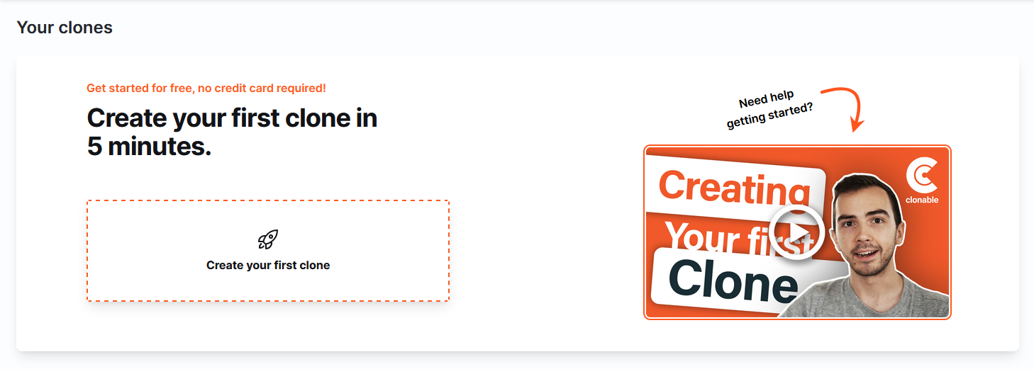 Dashboard - begin setup